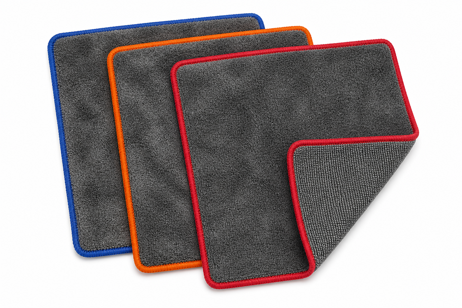 Lot de 3 Lavettes double faces